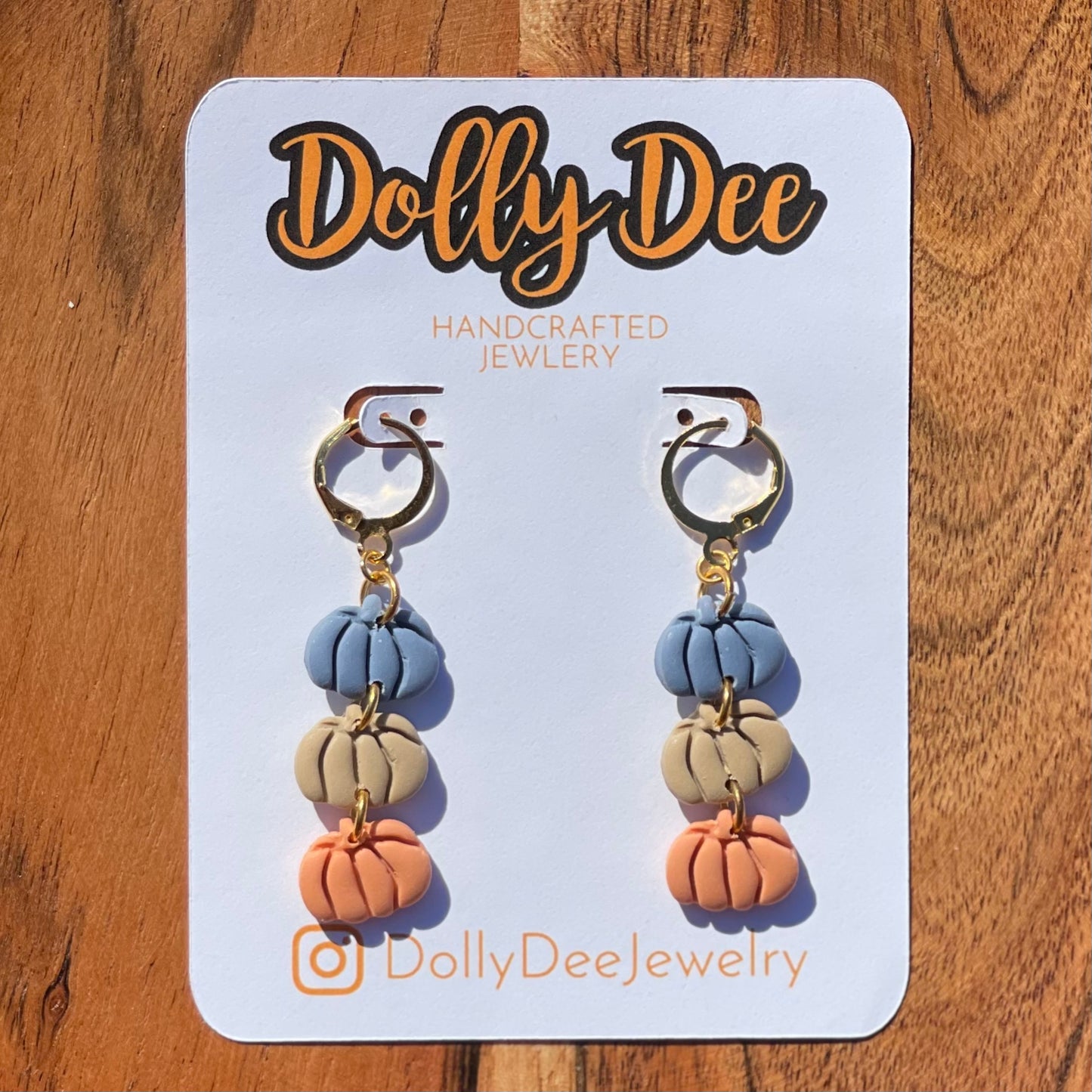 Tiny Pumpkin Dangles