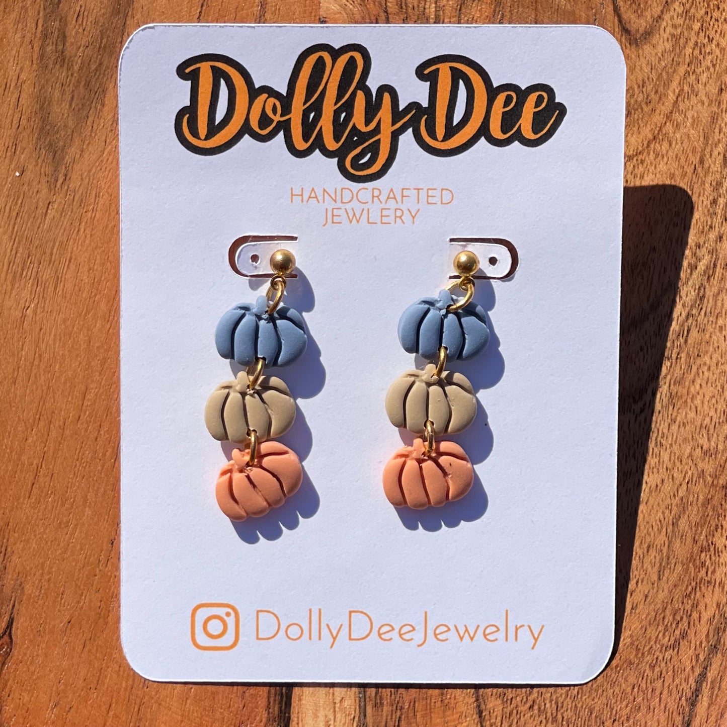 Tiny Pumpkin Dangles